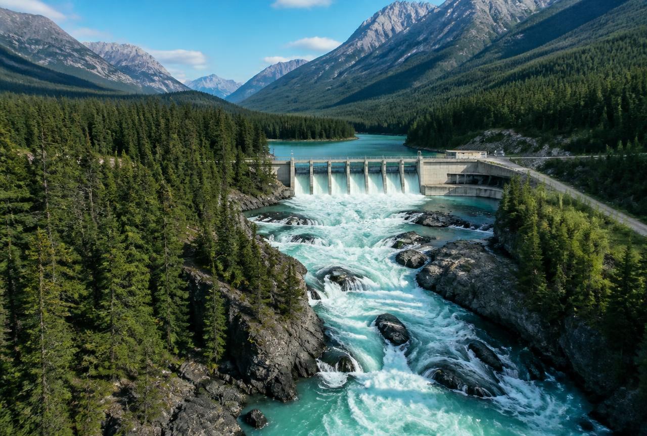 清洁水电基础设施与厂区实景
